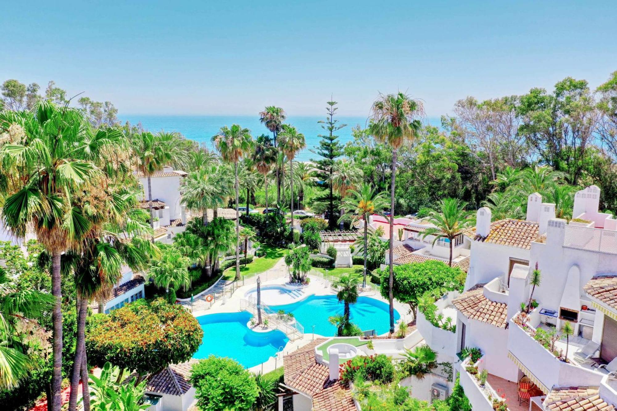 1108 Beachfront 2 Apartments With Roofterrace 80Mtrgt Beach 3 Pools Marbella Kültér fotó